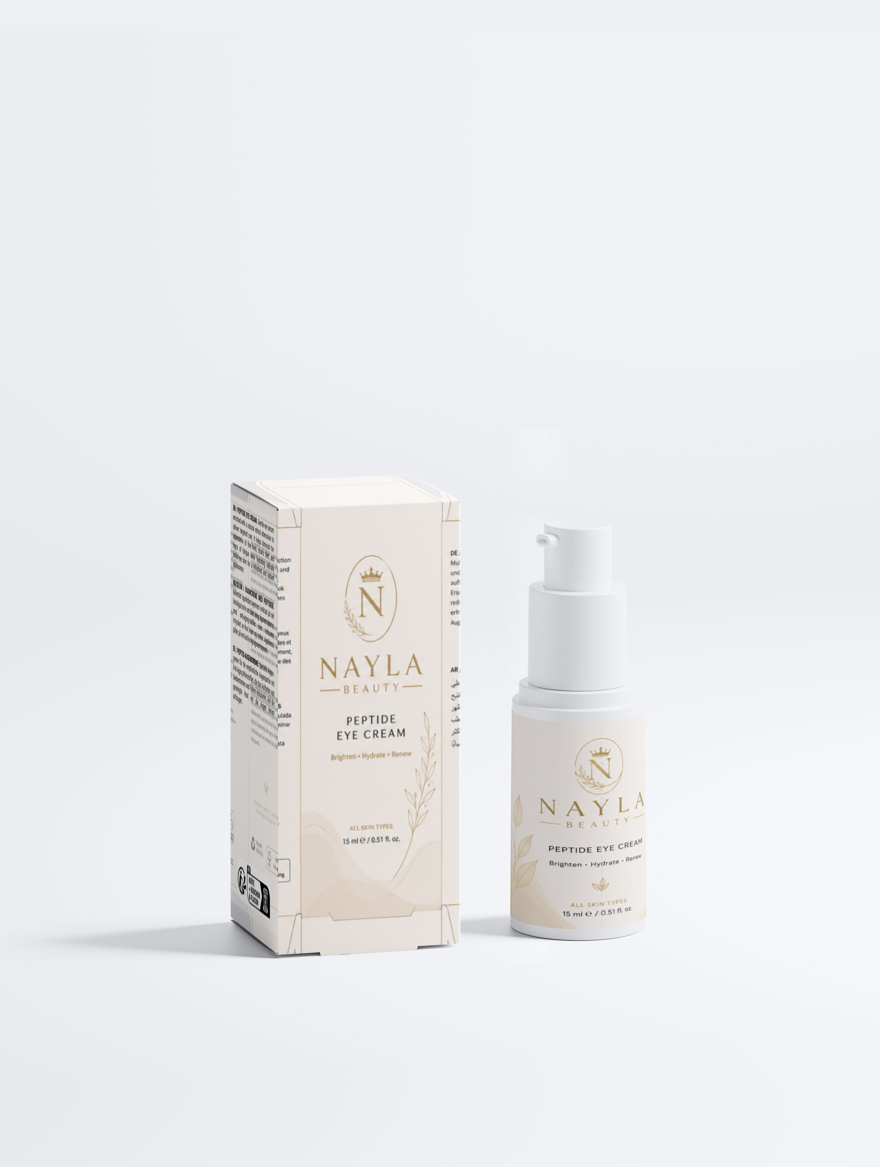 Nayla Beauty Peptide Eye Cream — Anti-Ageing