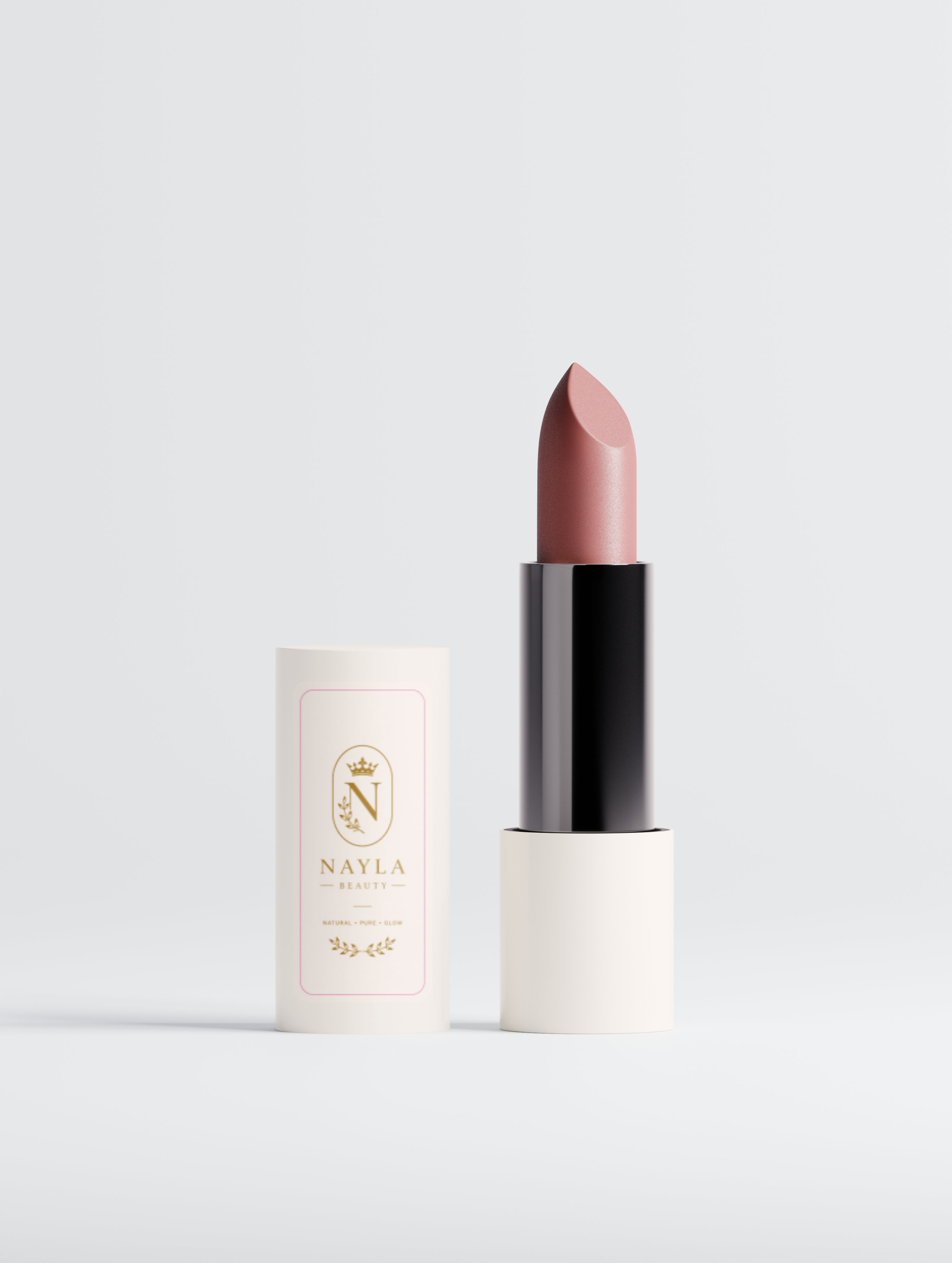 Nayla Beauty Matte Lipstick — Dusty Rose
