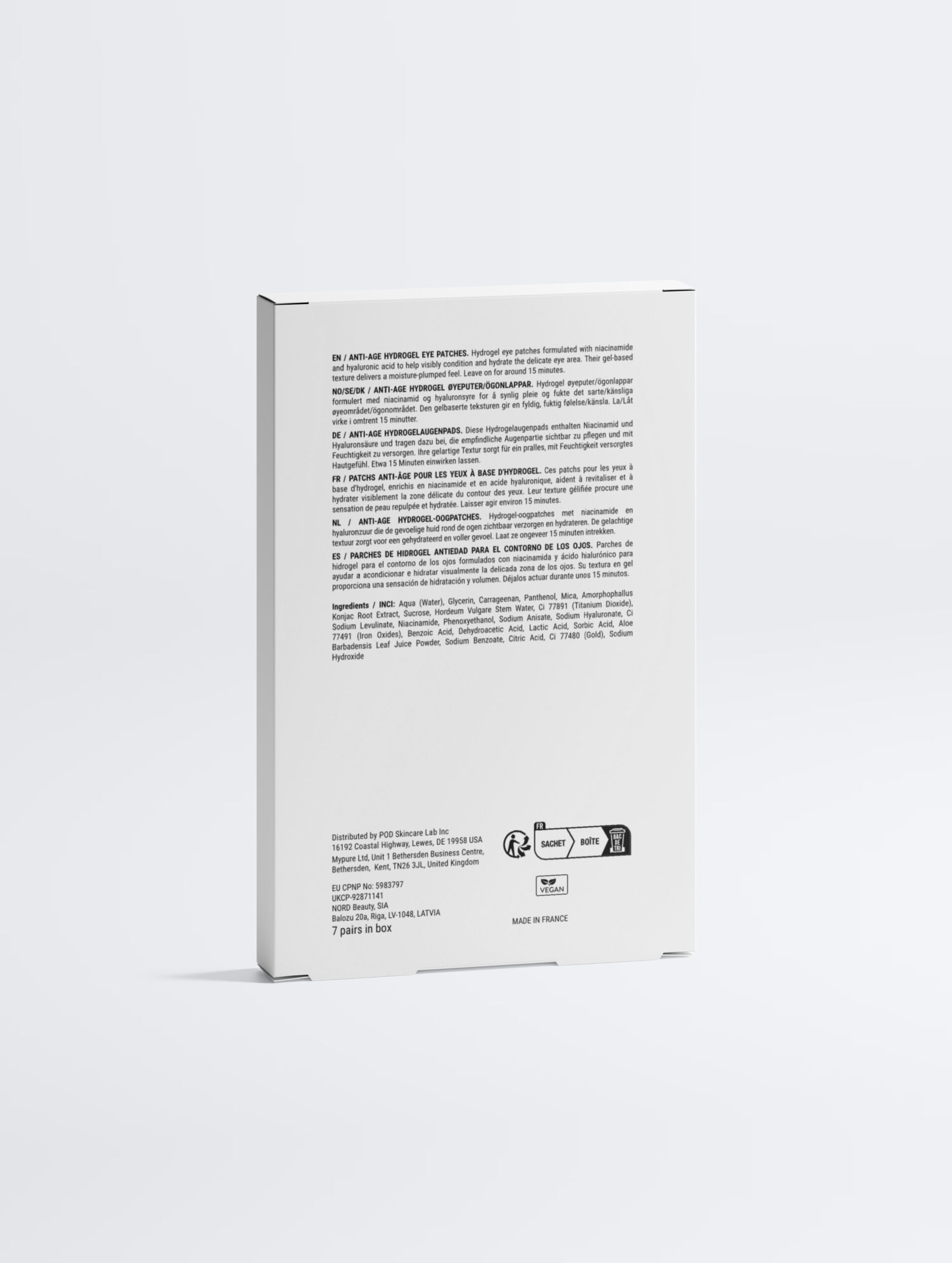 Anti-Age Hydrogel Eye Patches - Image 4