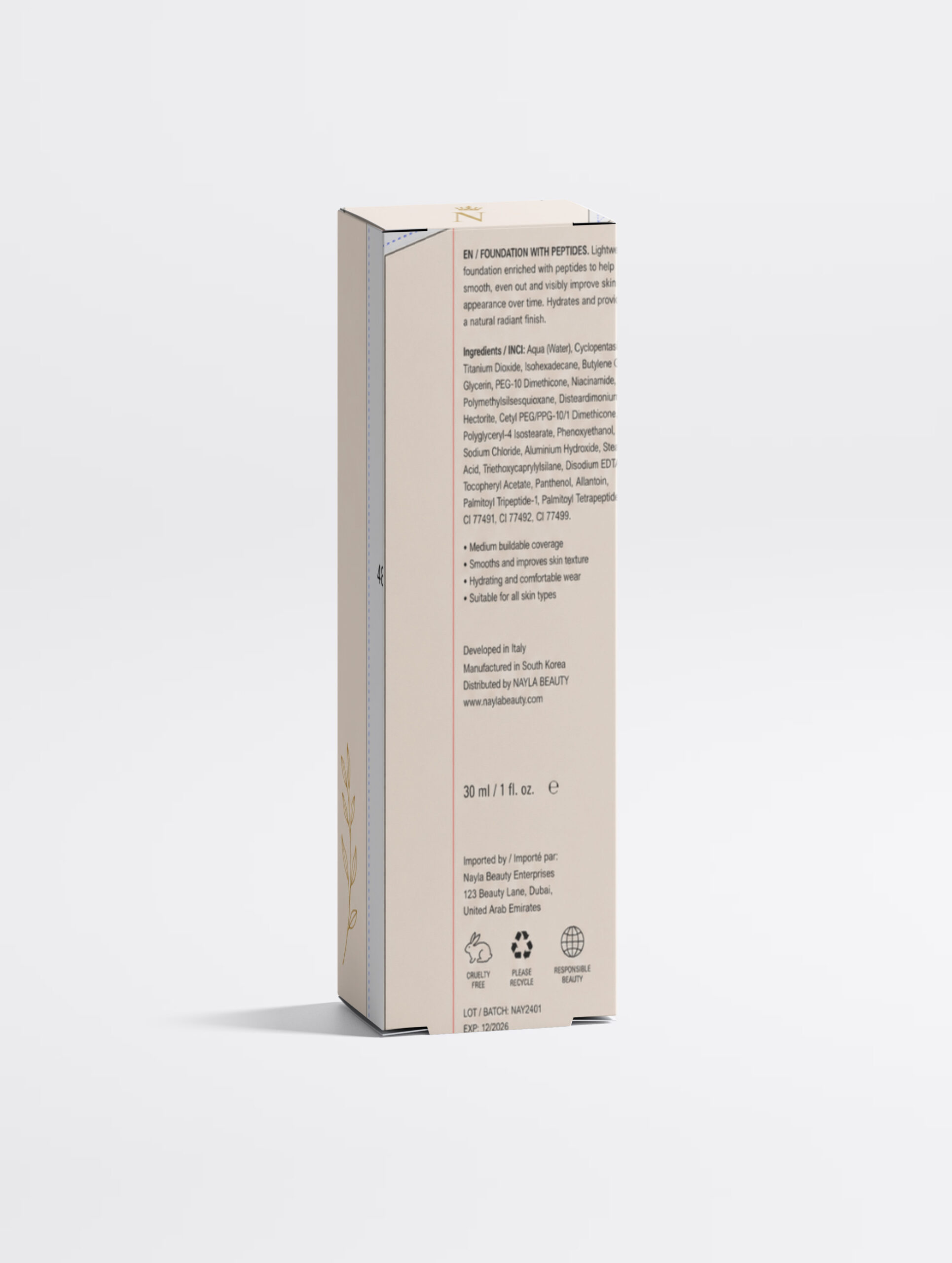 Foundation with Peptides, 05 Fair Neutral - Image 6